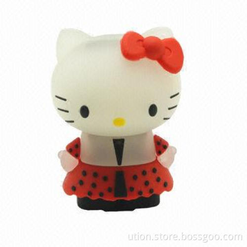 Promotional Cartoon Cat USB Flash Drive, from 1GB to 32GB